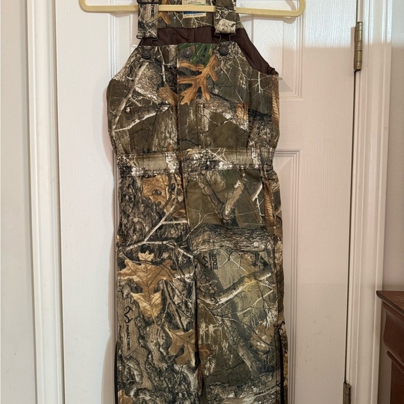 New Blue Mountain Kids' Insulated Bib Overalls - Picture 2 of 12